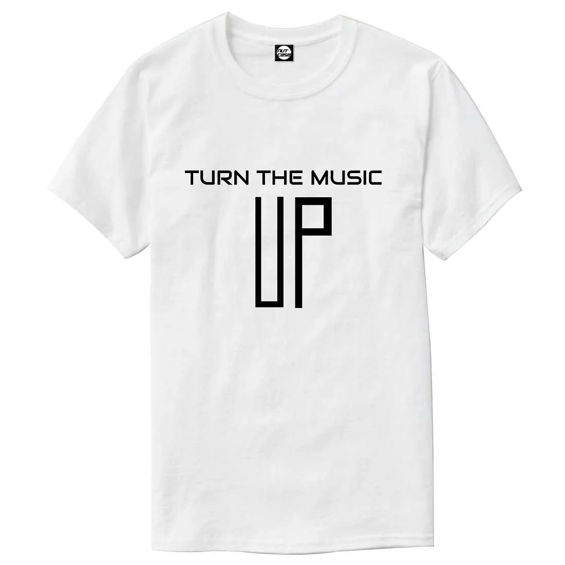 Nutcase Designer Round Neck Men's T-Shirt Wrinkle-Free Poly Cotton Tees - Music Up - Image 4