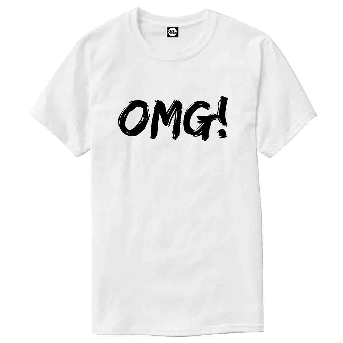Nutcase Designer Round Neck Men's T-Shirt Wrinkle-Free Poly Cotton Tees - Oh My God - Image 4