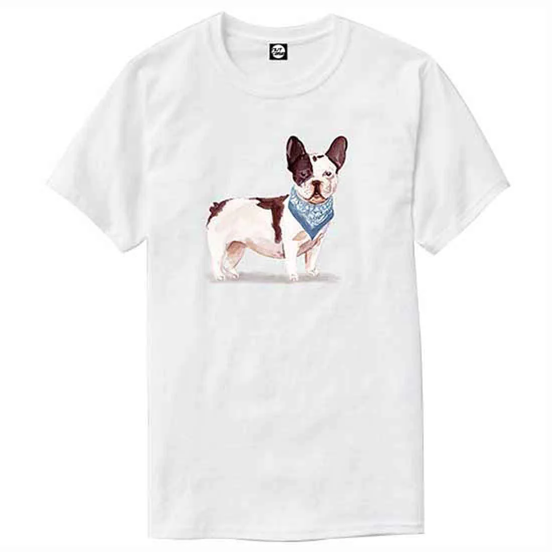 Nutcase Designer Round Neck Men's T-Shirt Wrinkle-Free Poly Cotton Tees - Blue Boy - Image 4