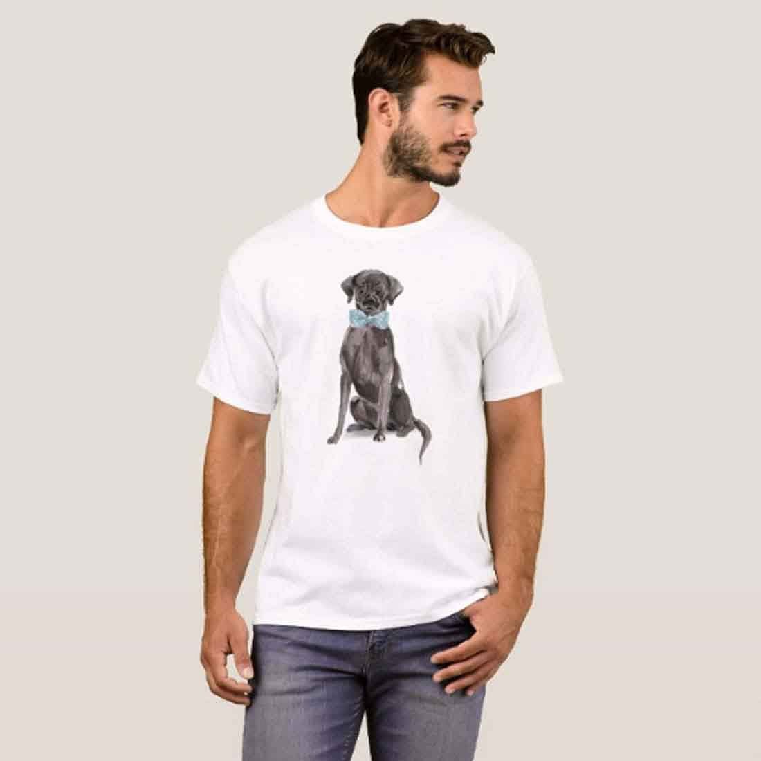 Nutcase Designer Round Neck Men's T-Shirt Wrinkle-Free Poly Cotton Tees - Black Beauty - Image 3