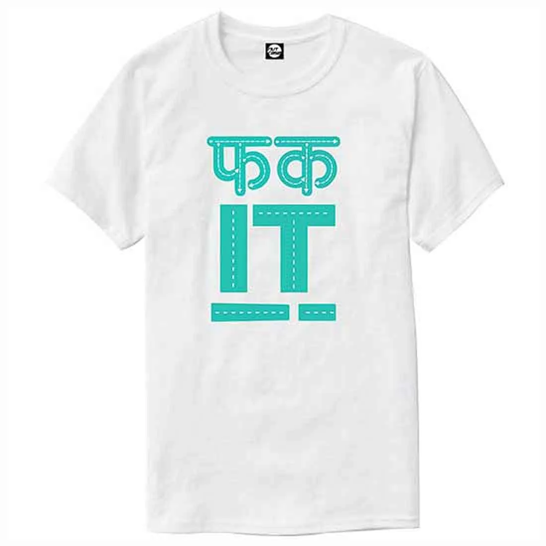 Nutcase Designer Round Neck Men's T-Shirt Wrinkle-Free Poly Cotton Tees - FK IT - Image 4