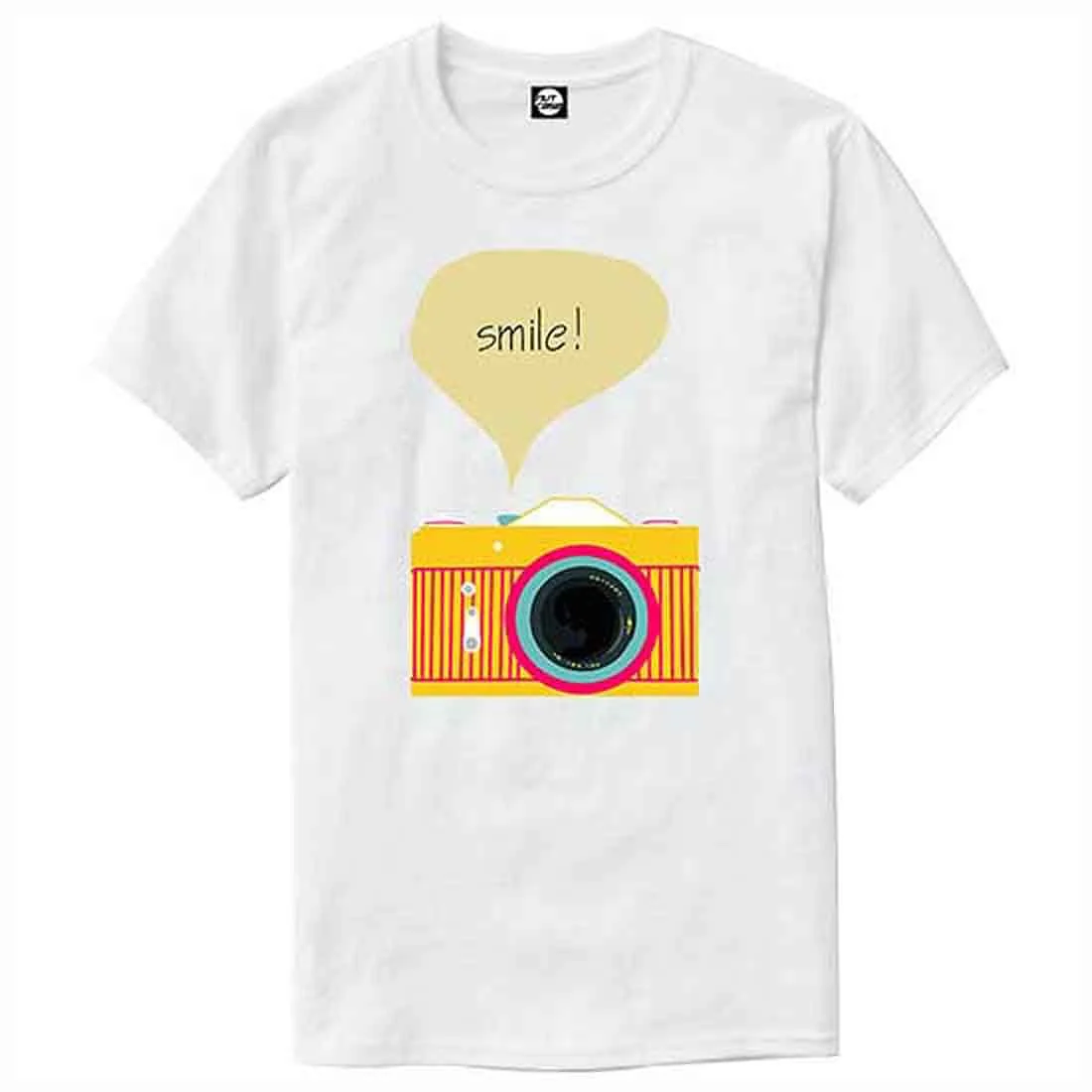 Nutcase Designer Round Neck Men's T-Shirt Wrinkle-Free Poly Cotton Tees - Camera - Image 4