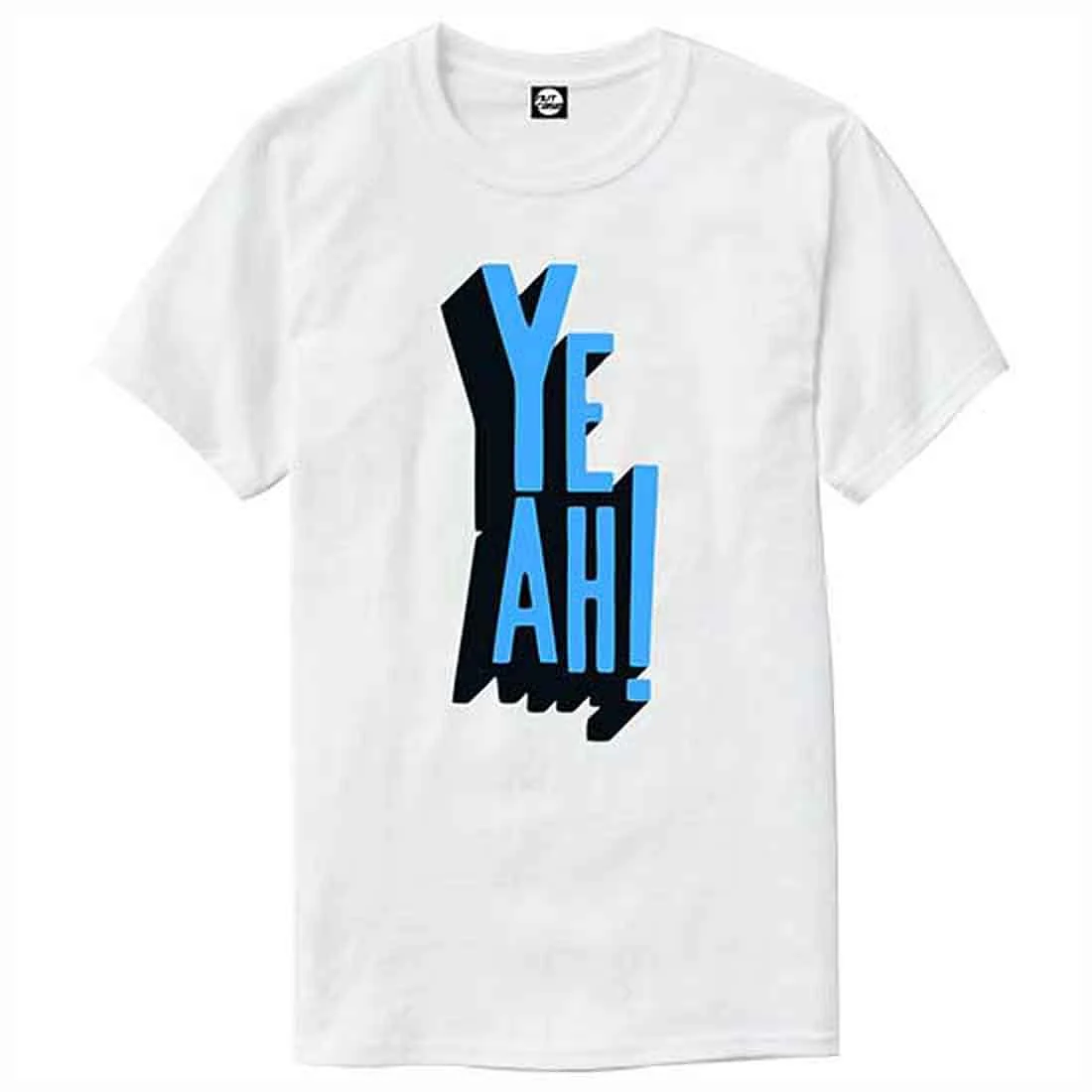 Nutcase Designer Round Neck Men's T-Shirt Wrinkle-Free Poly Cotton Tees - Yeah - Image 4