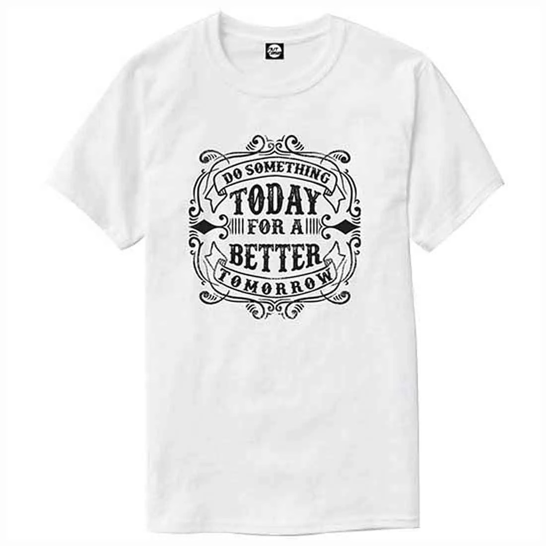 Nutcase Designer Round Neck Men's T-Shirt Wrinkle-Free Poly Cotton Tees - Today for A Better - Image 4