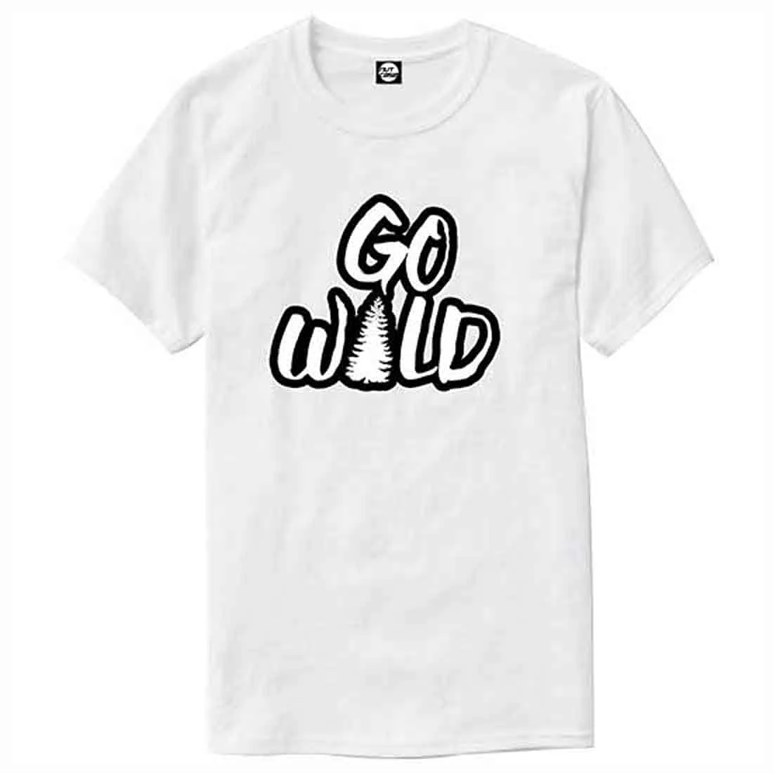 Nutcase Designer Round Neck Men's T-Shirt Wrinkle-Free Poly Cotton Tees - Go Wild - Image 4