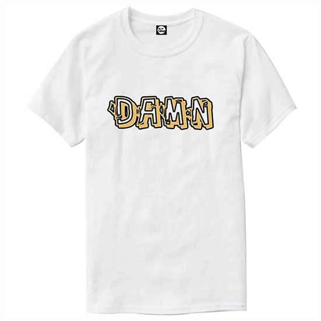 Nutcase Designer Round Neck Men's T-Shirt Wrinkle-Free Poly Cotton Tees - Damn - Image 4