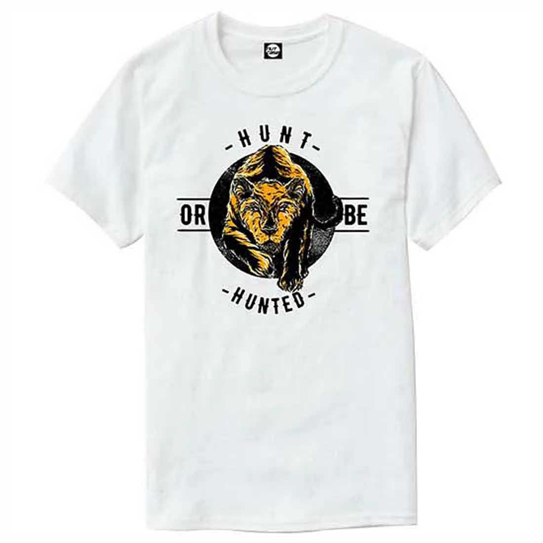 Nutcase Designer Round Neck Men's T-Shirt Wrinkle-Free Poly Cotton Tees - Hunted - Image 4