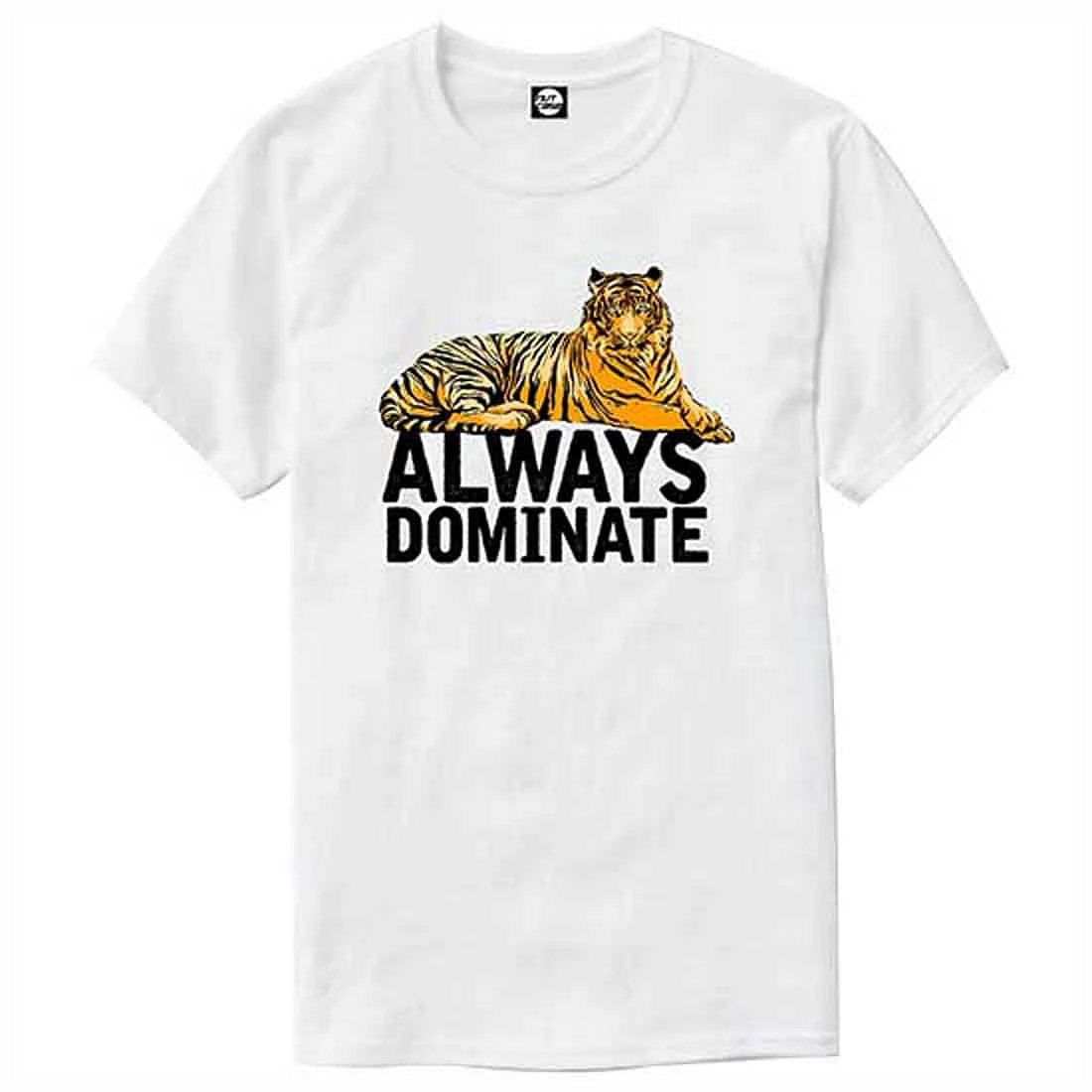 Nutcase Designer Round Neck Men's T-Shirt Wrinkle-Free Poly Cotton Tees - Always Dominate - Image 4