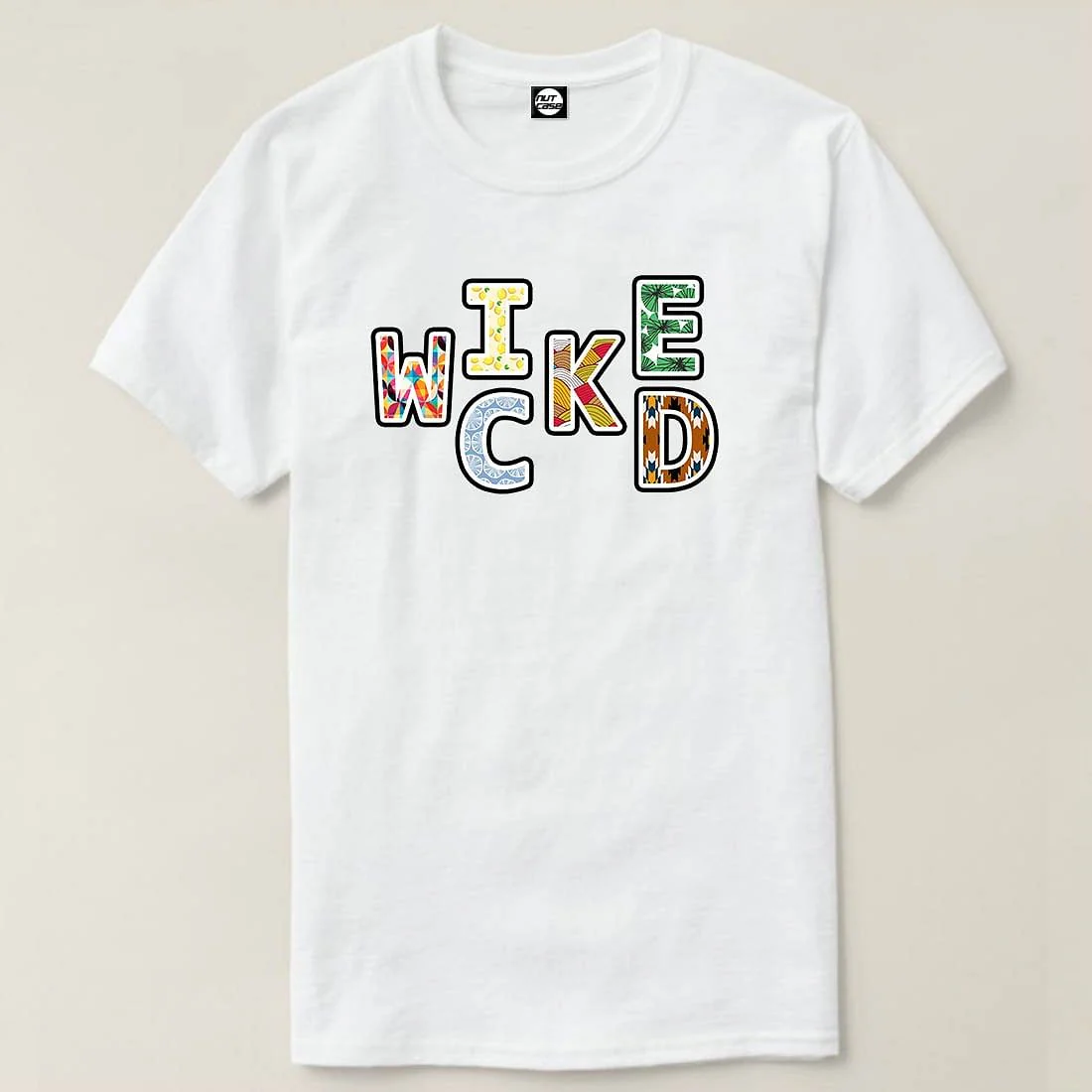 Nutcase Designer Round Neck Men's T-Shirt Wrinkle-Free Poly Cotton Tees - Wicked - Image 4
