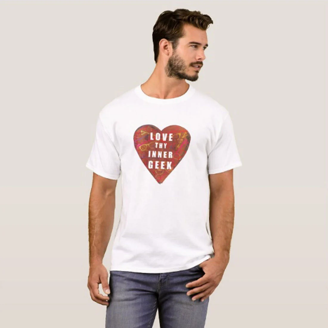 Nutcase Designer Round Neck Men's T-Shirt Wrinkle-Free Poly Cotton Tees - Think Why Not - Image 3