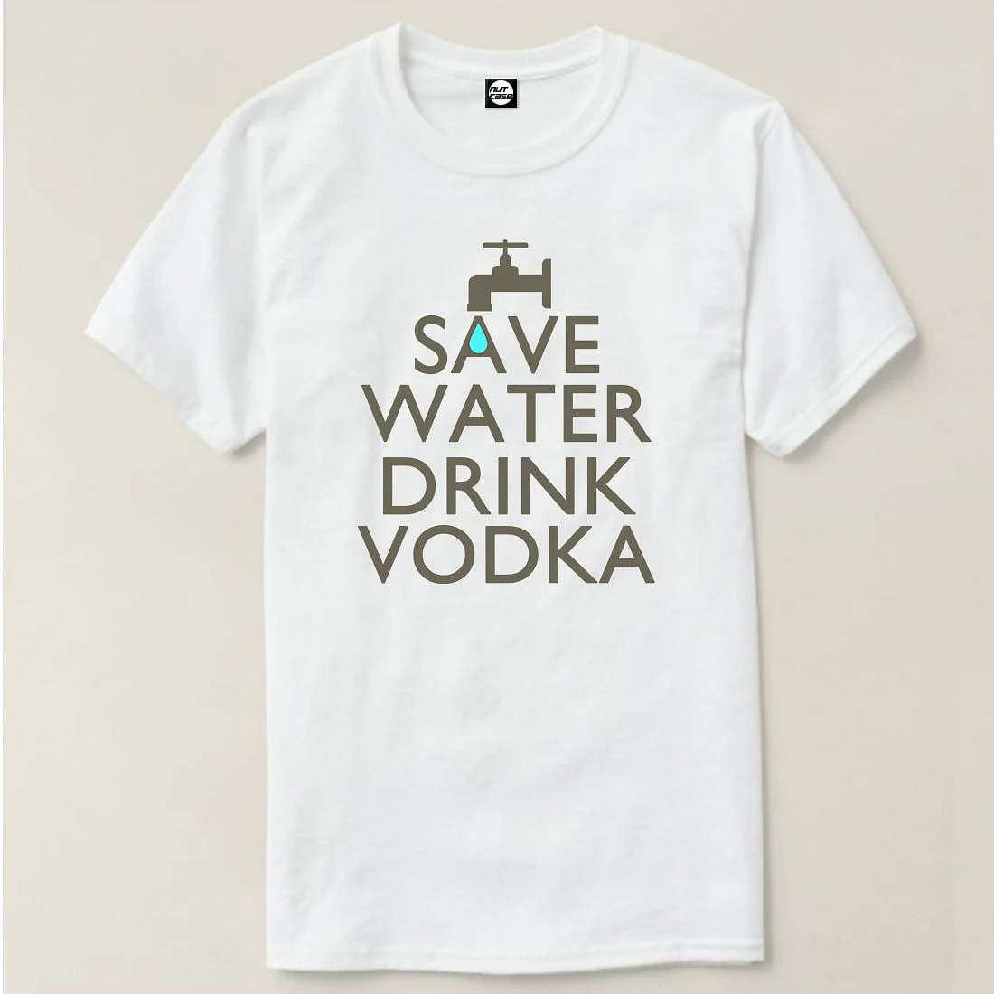 Nutcase Designer Round Neck Men's T-Shirt Wrinkle-Free Poly Cotton Tees - Bon Voyage - Image 4