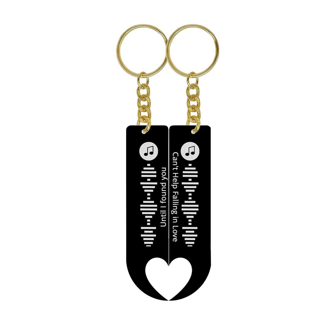 Couple Key Ring Keychain for Couples-Set of 2 - Image 2