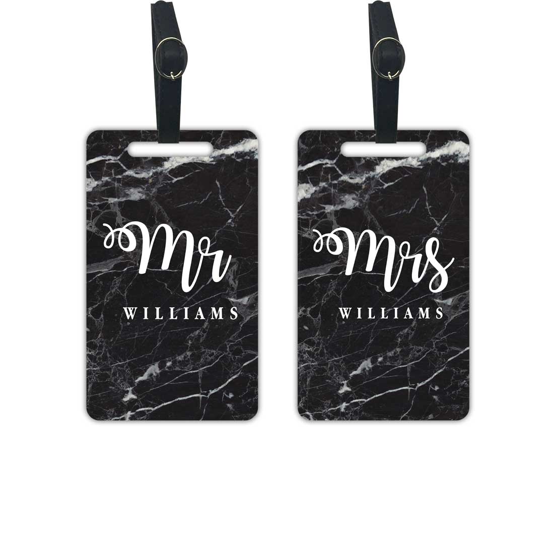 Couple Passport Holder Luggage Tag Gift Box- Mr Mrs Passport Sleeve and Bag Tag Set - Image 10