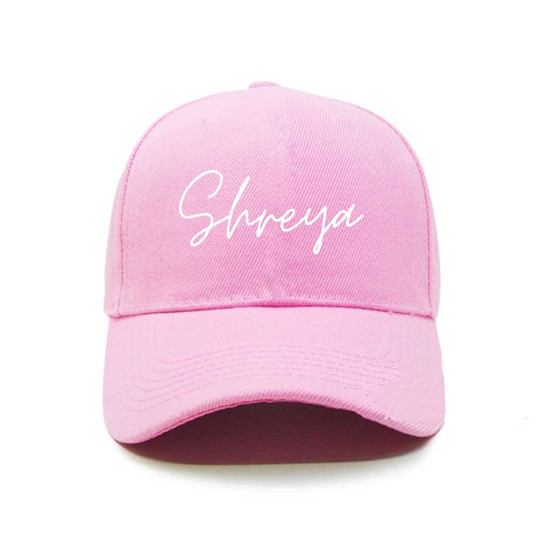 Custom Caps with Name for Ladies - Pink - Image 8