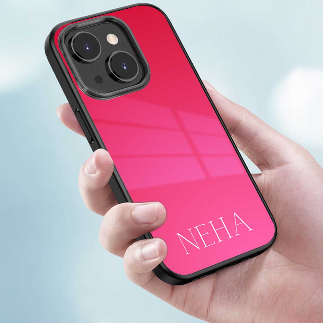 Custom Case for iPhone 13 Cover Back Case Mobile Cover With Name - Gradients - Image 6