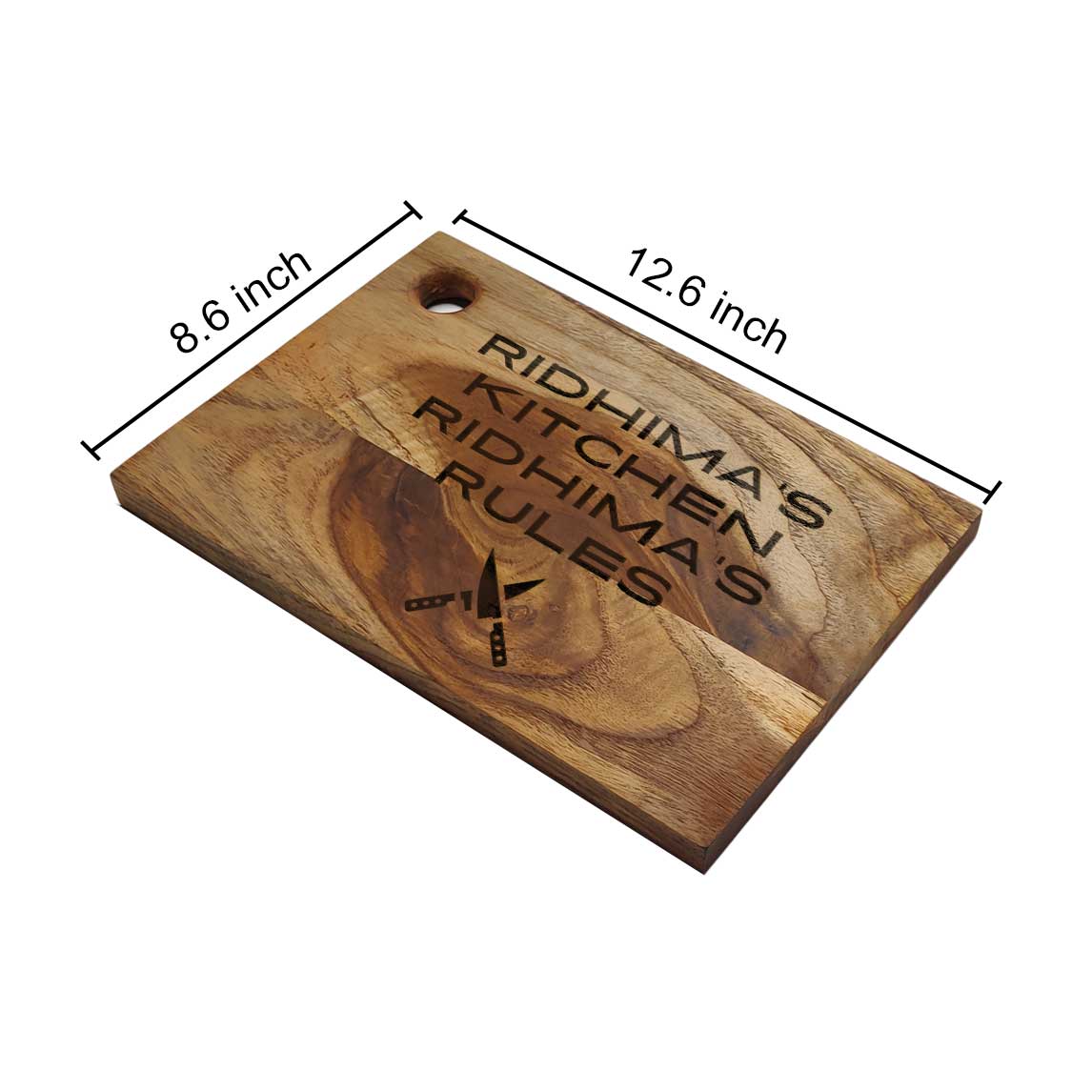 Custom Wood Cutting Boards for Kitchen use Veritable Fruits - Image 5