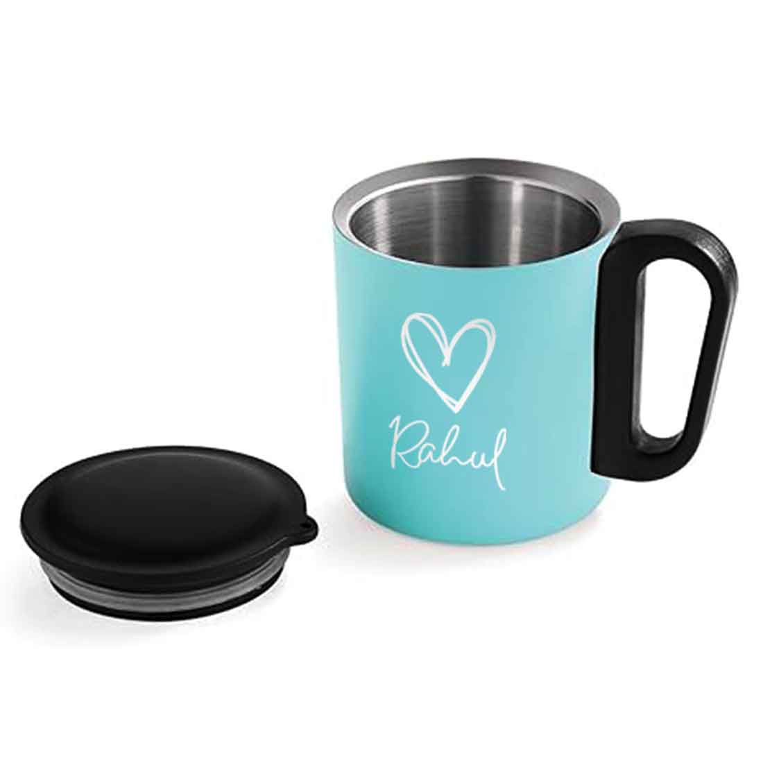 Custom Coffee Stainless Steel Mug - Insulated Tea Coffee Mug with Lid - Image 15