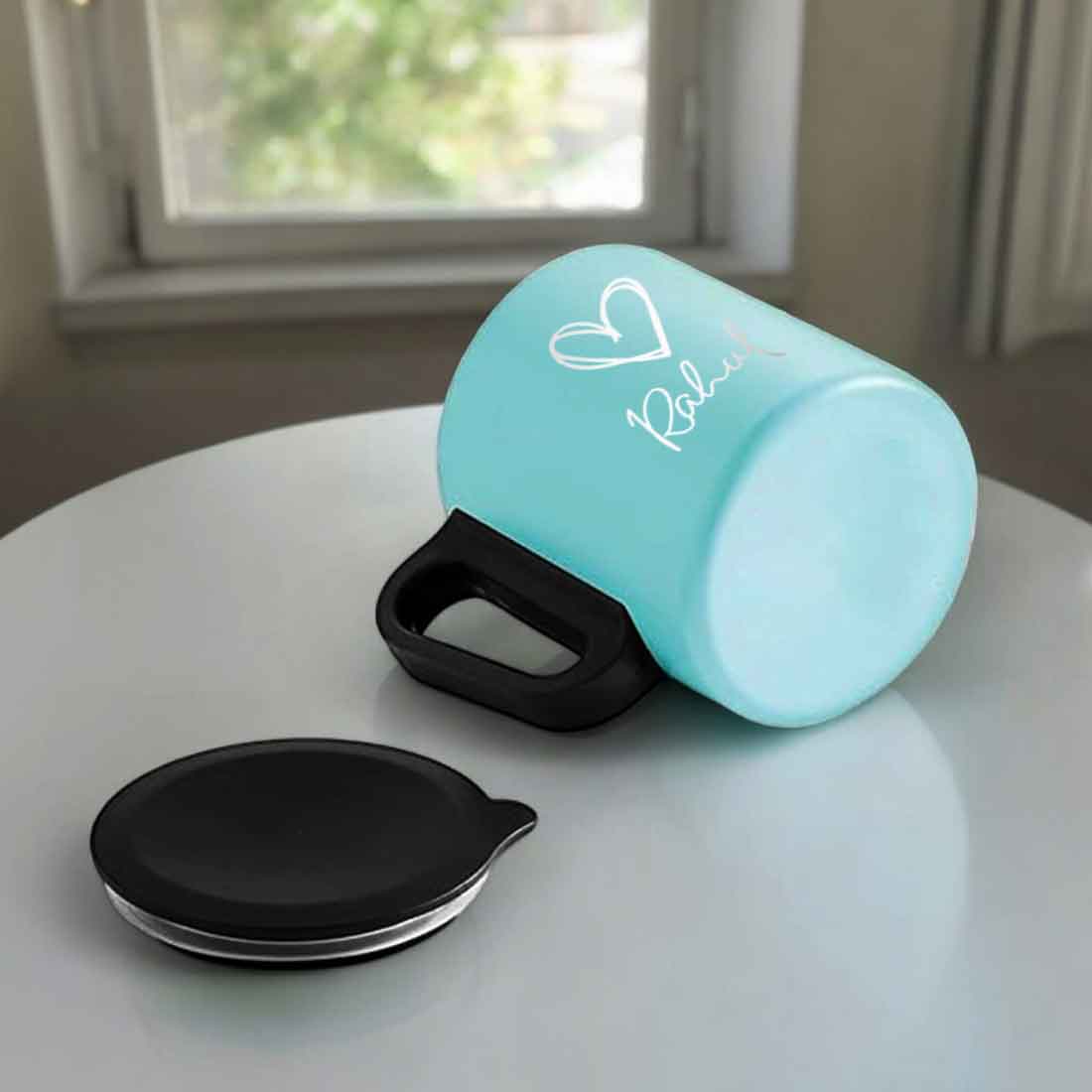 Custom Coffee Stainless Steel Mug - Insulated Tea Coffee Mug with Lid - Image 16