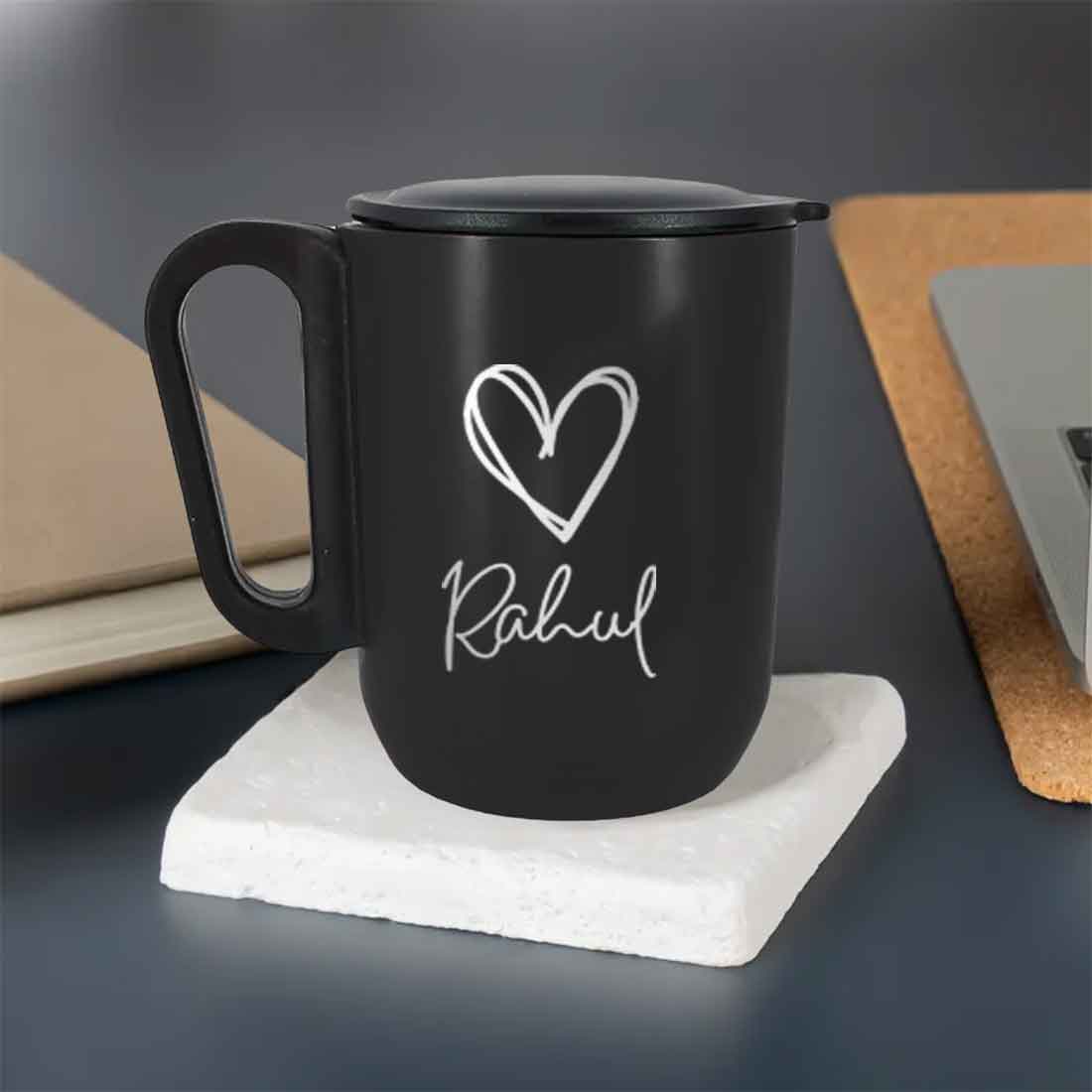 Custom Coffee Stainless Steel Mug - Insulated Tea Coffee Mug with Lid - Image 3