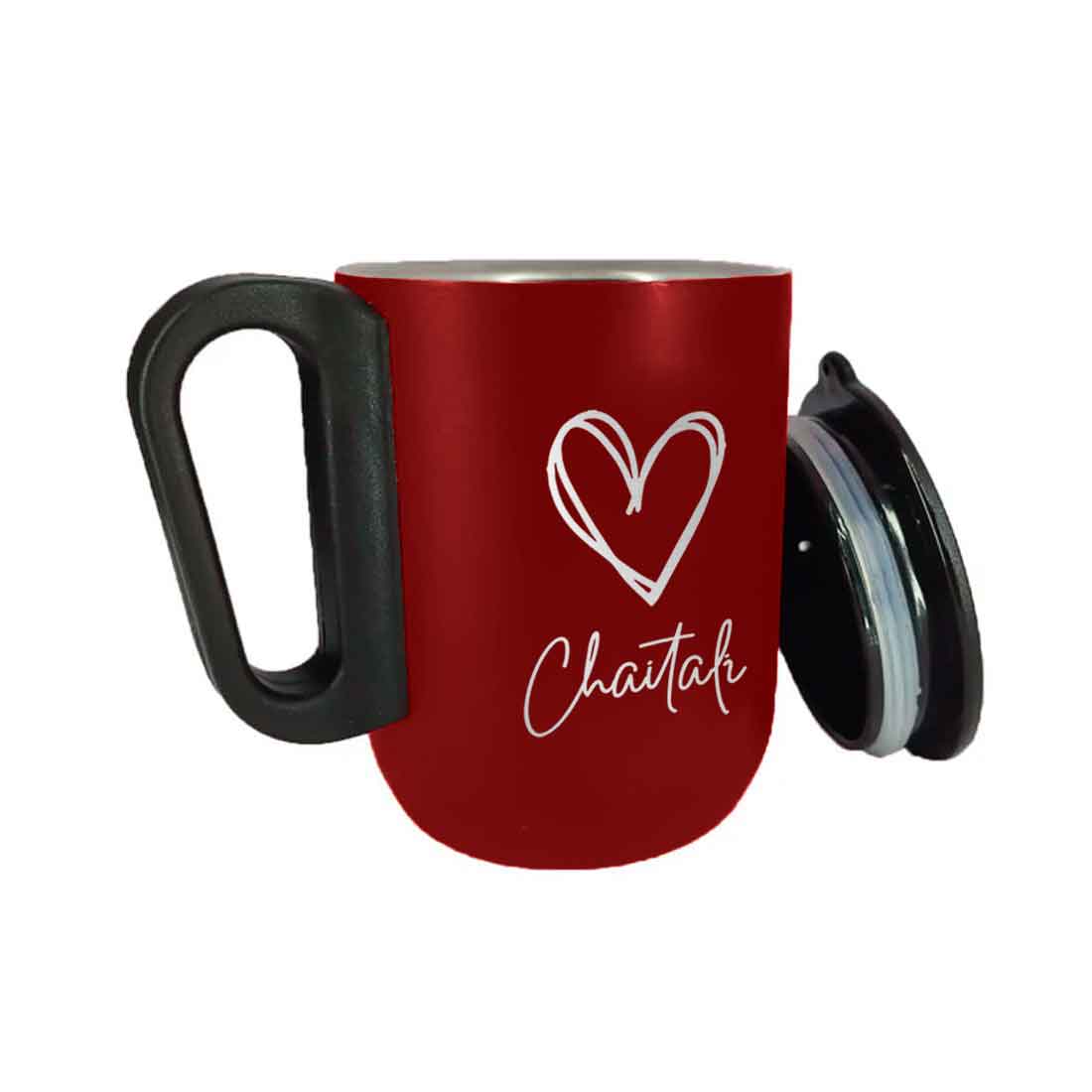 Custom Coffee Stainless Steel Mug - Insulated Tea Coffee Mug with Lid - Image 6