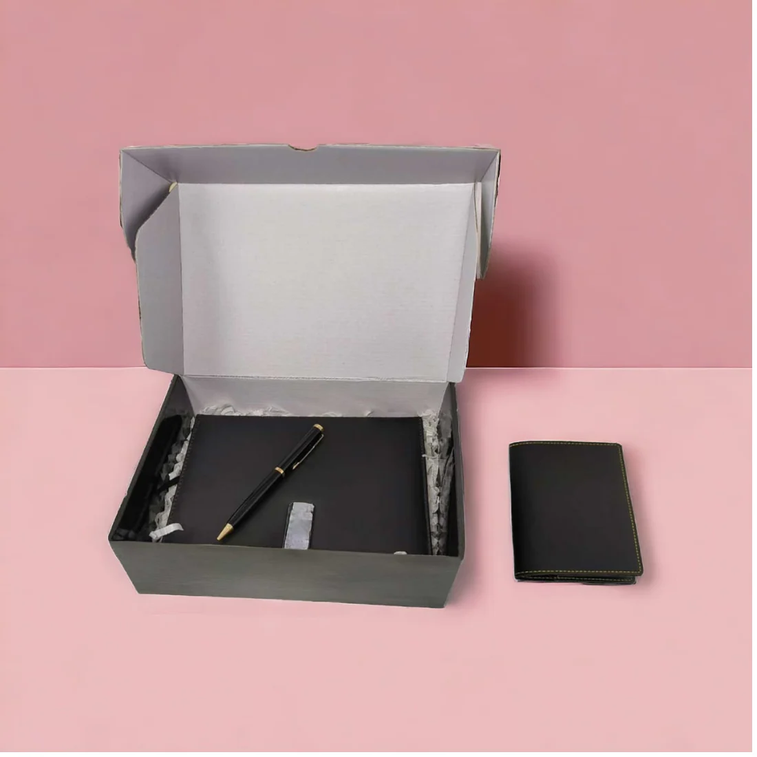 Custom Gift Set with Personalized Diary Pen and Passport Cover Sleeve - Image 11