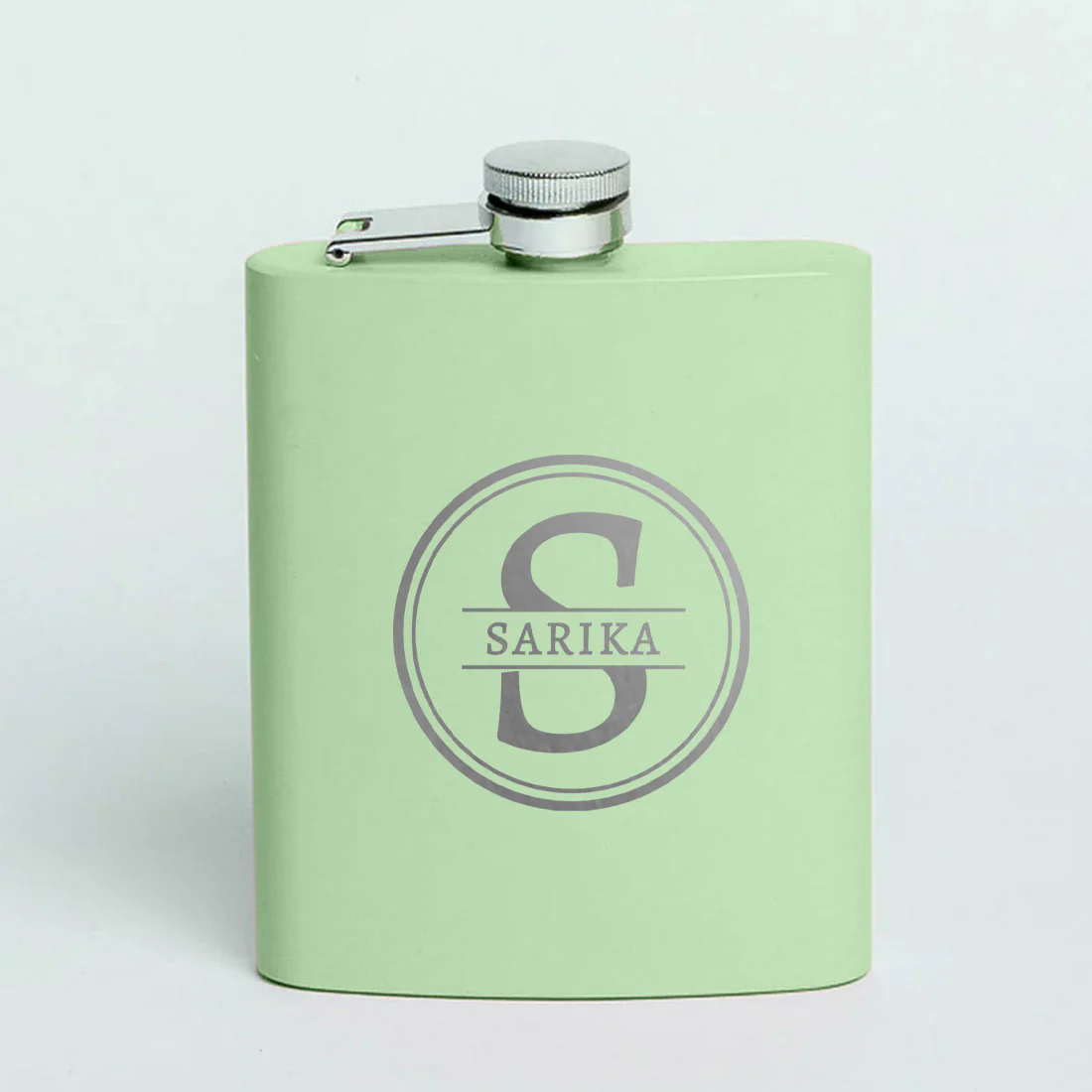 Custom Hip Flask for Ladies Stainless Steel 8oz Pink Whiskey Flask with Funnel