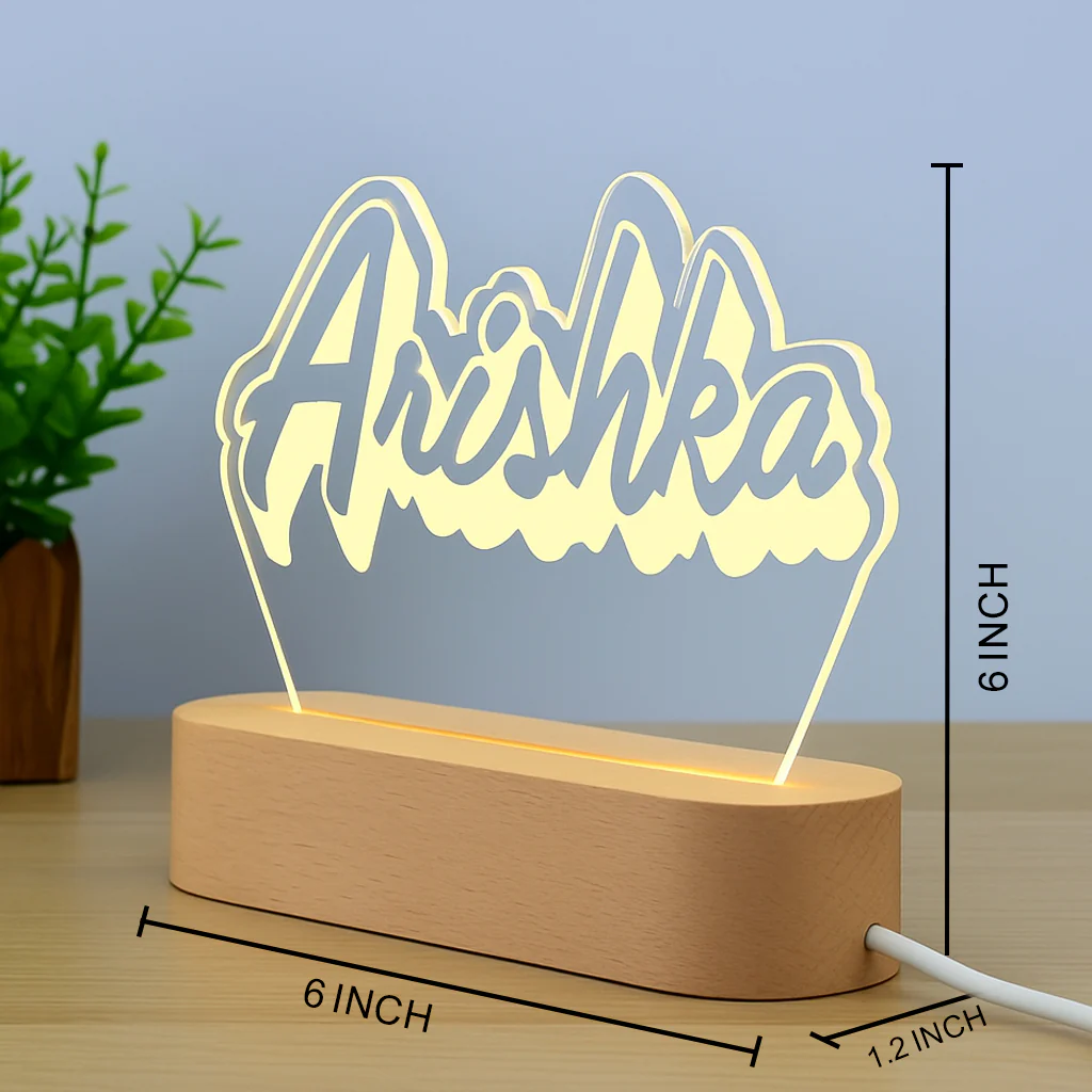 Custom Led Lamp for Kids - Night Light With Name - Add Name - Image 3