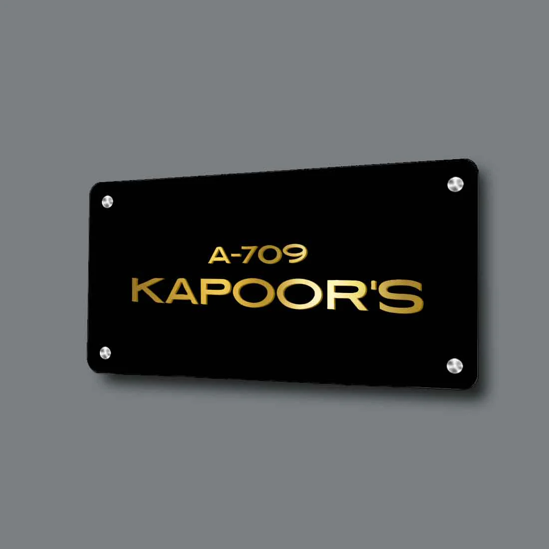Custom Made Metal Name Plates Stainless Steel Name Board for House - Image 10