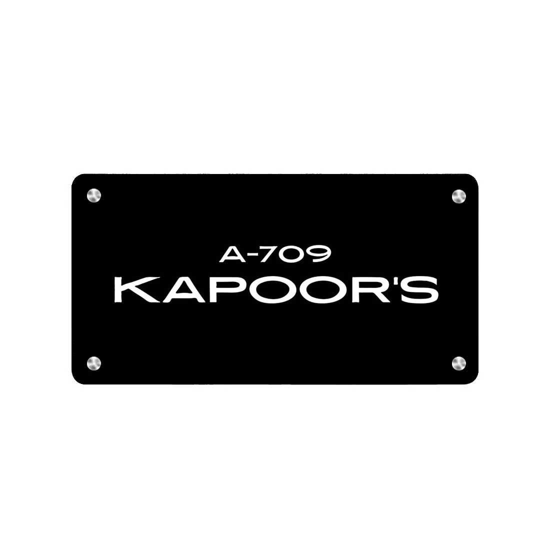 Custom Made Metal Name Plates Stainless Steel Name Board for House - Image 4