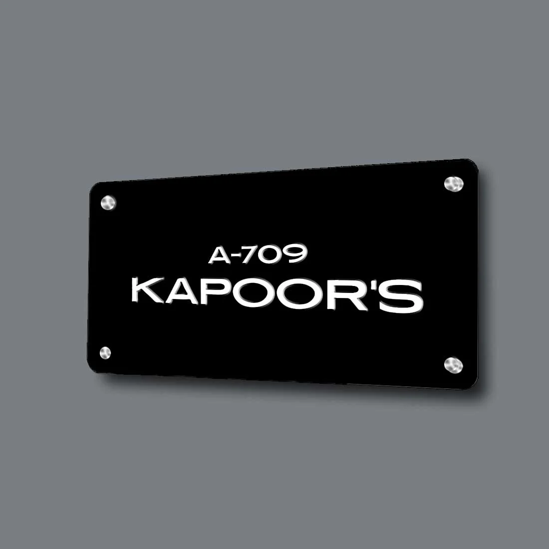 Custom Made Metal Name Plates Stainless Steel Name Board for House - Image 7