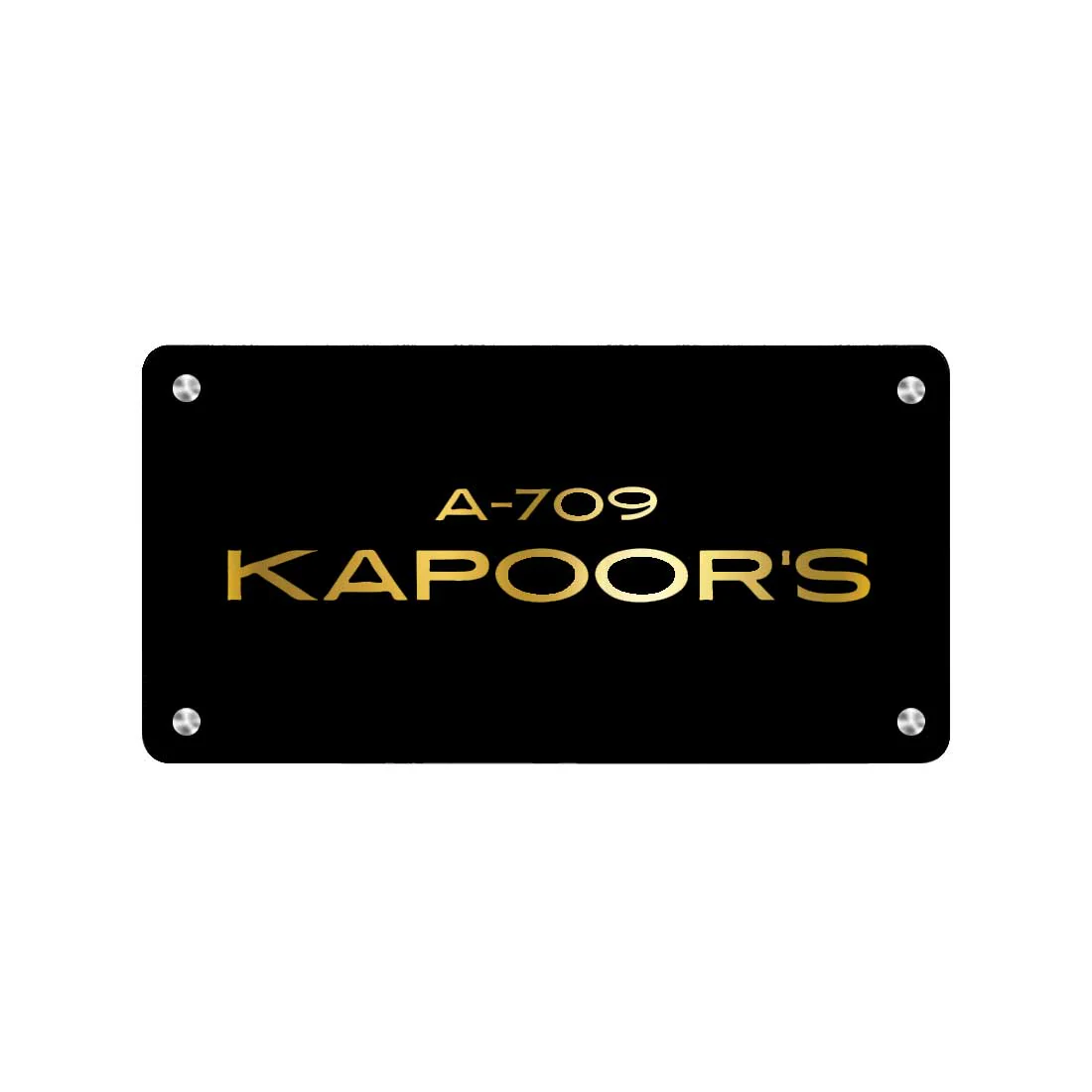 Custom Made Metal Name Plates Stainless Steel Name Board for House - Image 9