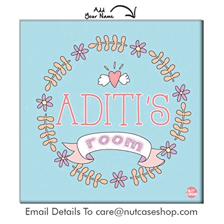 Custom Made Wall Art Decor for Kids Room Home Decor - Blue Floral - Image 2
