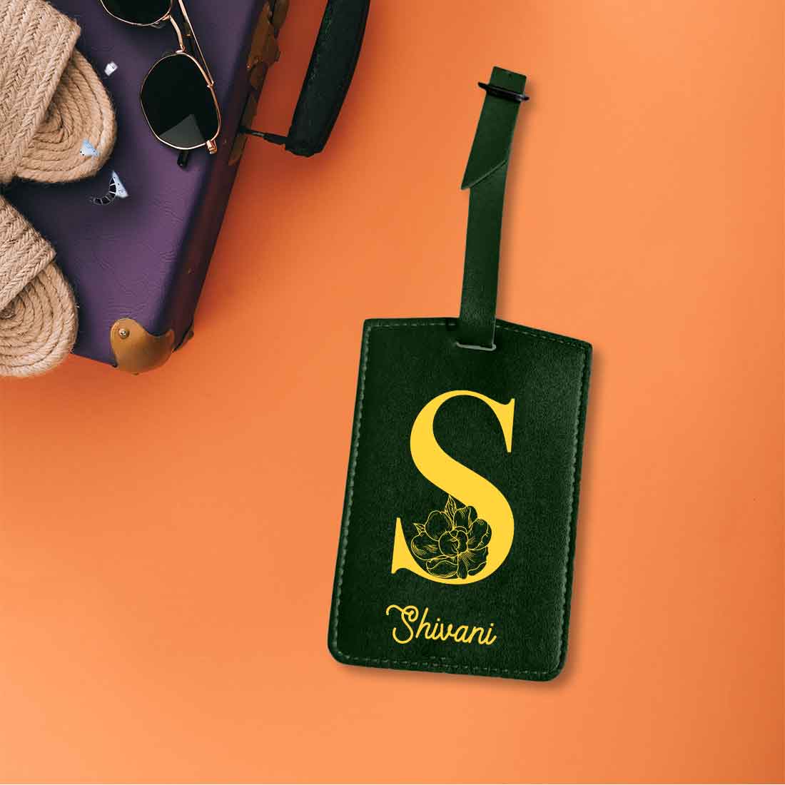 Custom Name on Passport Cover Holder Faux Leather Covers for Passports - Initial Name - Image 36