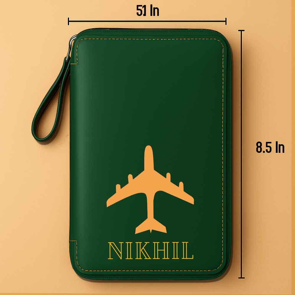 Custom Passport Wallet Travel Organizer with Luggage Tag - Image 11