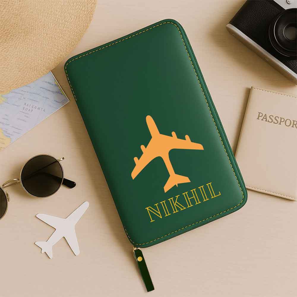 Custom Passport Wallet Travel Organizer with Luggage Tag - Image 14
