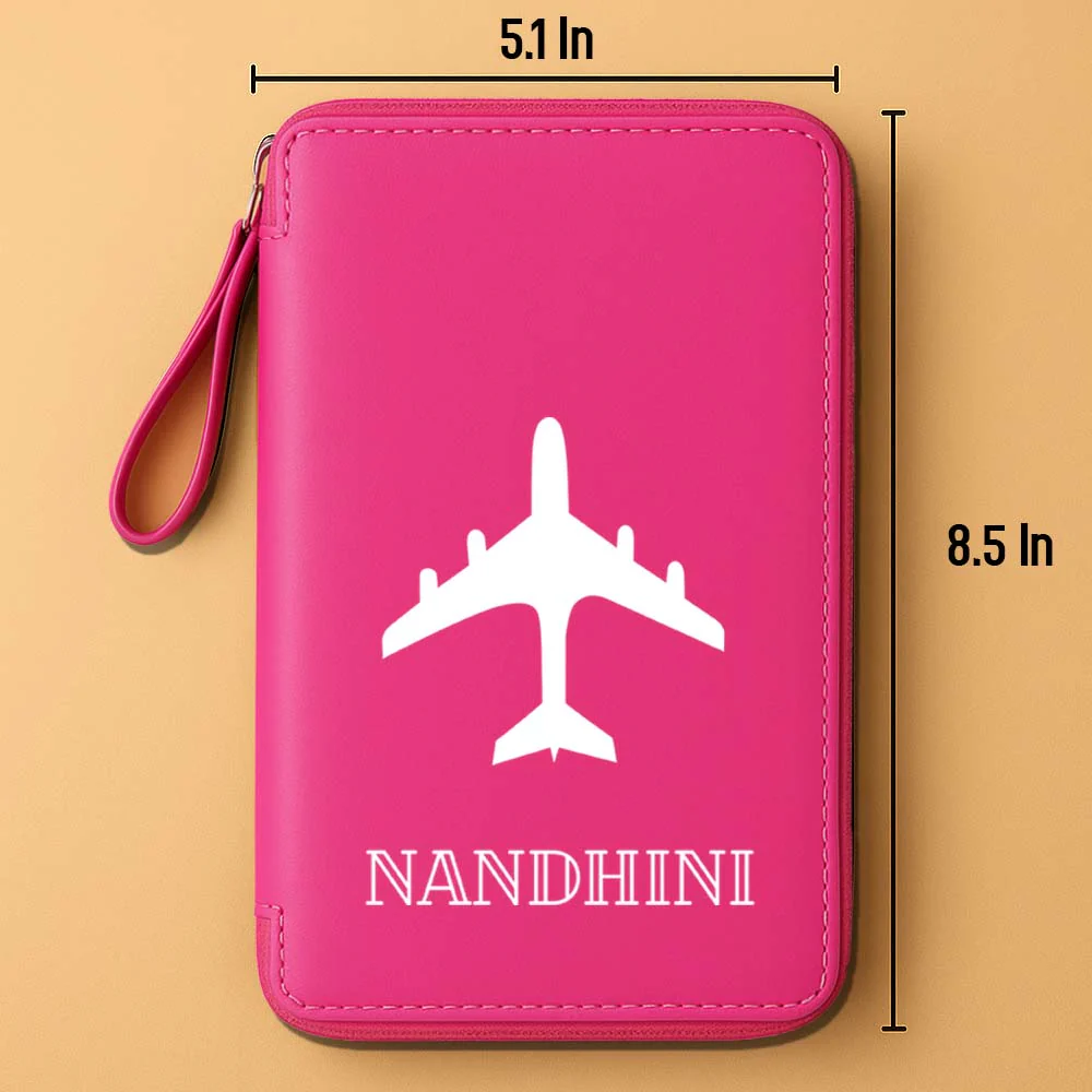 Custom Passport Wallet Travel Organizer with Luggage Tag - Image 15