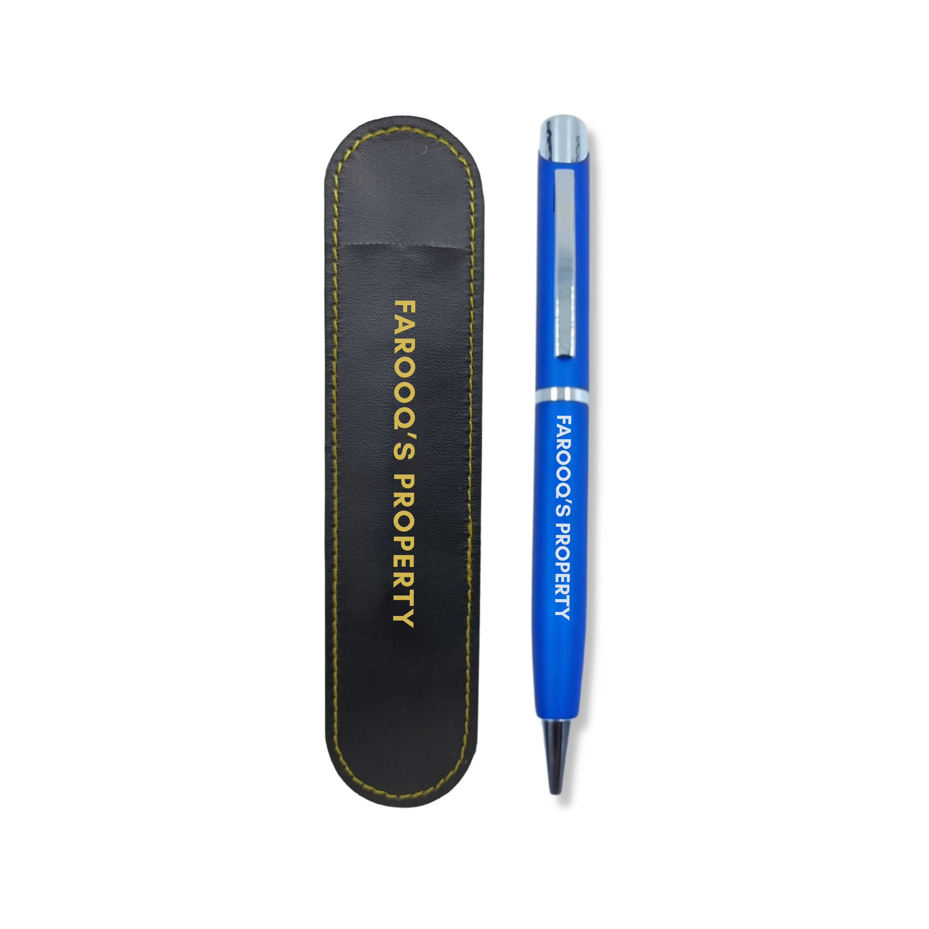 Custom Pen With Name Engraved Promotional Pens Corporate Gifts (Blue) - Add Name - Image 5