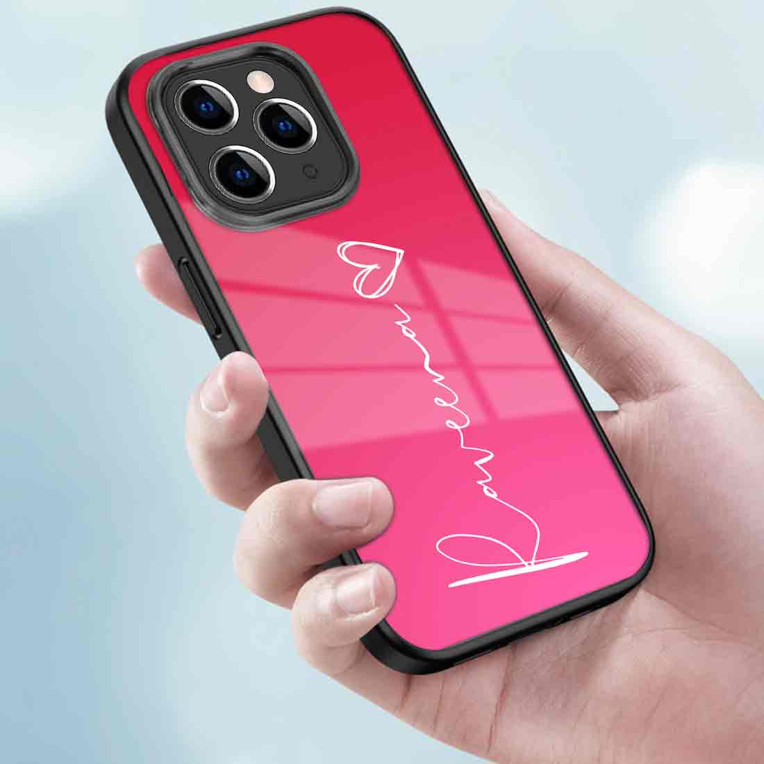 Custom Phone Cases iPhone 11 Pro Mobile Cover With Signature Calligraphy Name - Image 3