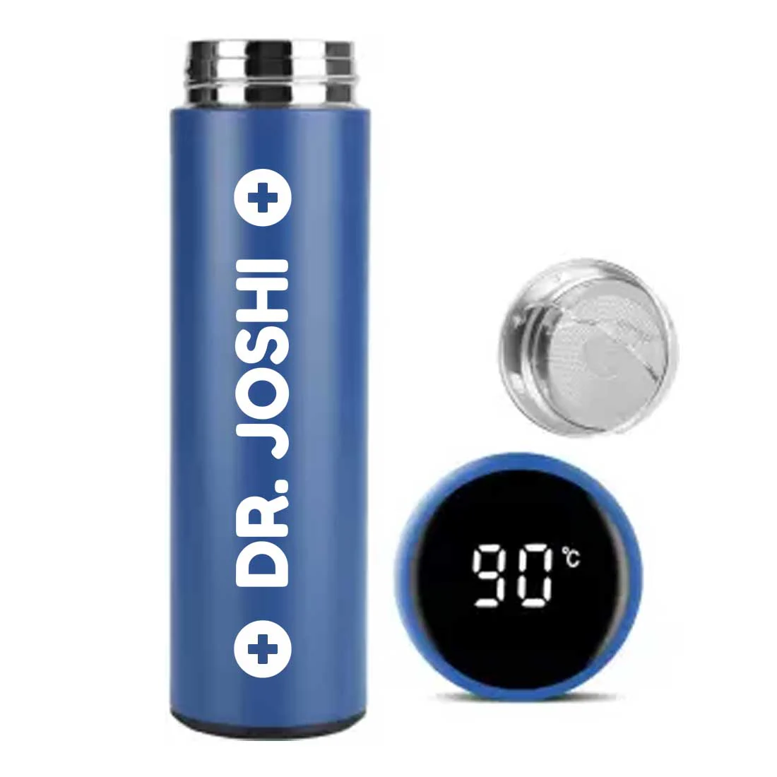 Customized Coffee Thermos Tumbler Flask Personalized Gift for Doctors With Temperature Display- DR - Image 12