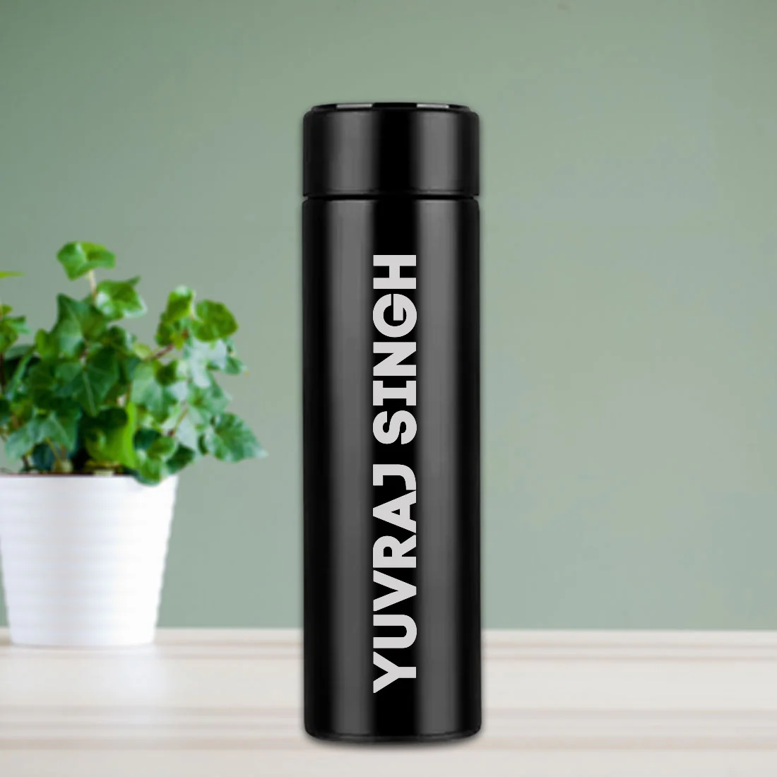 Custom Thermos Flask for Tea Coffee Travel Hot and Cold Drinks With Temperature Display - Gift Set Of 2 - Image 8