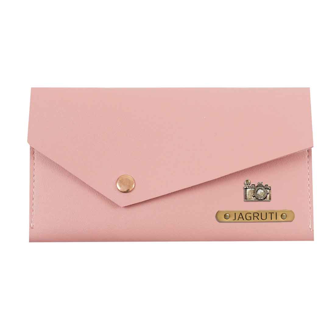 Custom Wallet for Women-Envelope Clutch with Charms - Image 18