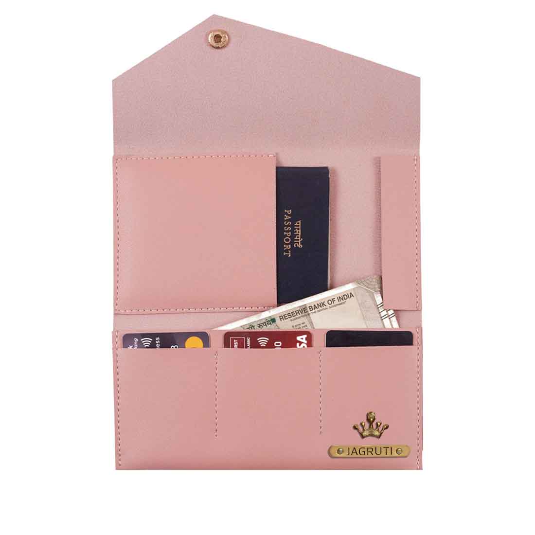 Custom Wallet for Women-Envelope Clutch with Charms - Image 24