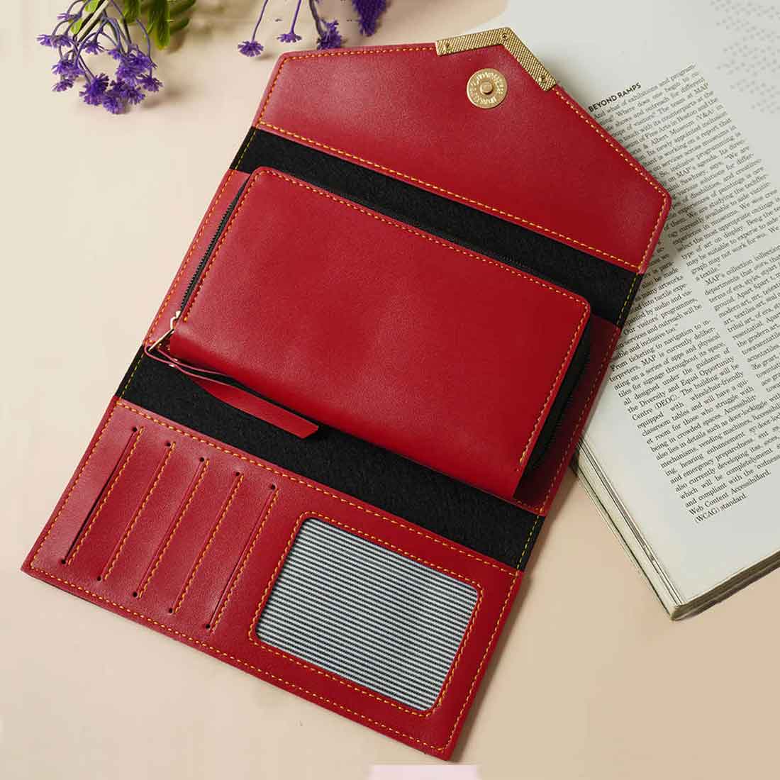 Custom Wallet for Women with Charms-Personalized Clutch for Ladies - Image 3