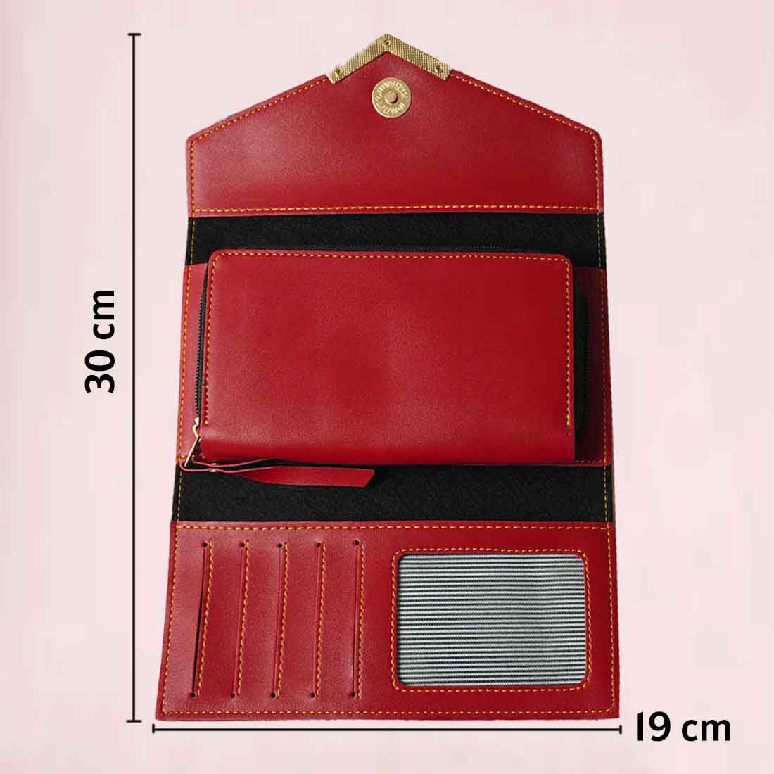 Custom Wallet for Women with Charms-Personalized Clutch for Ladies - Image 4