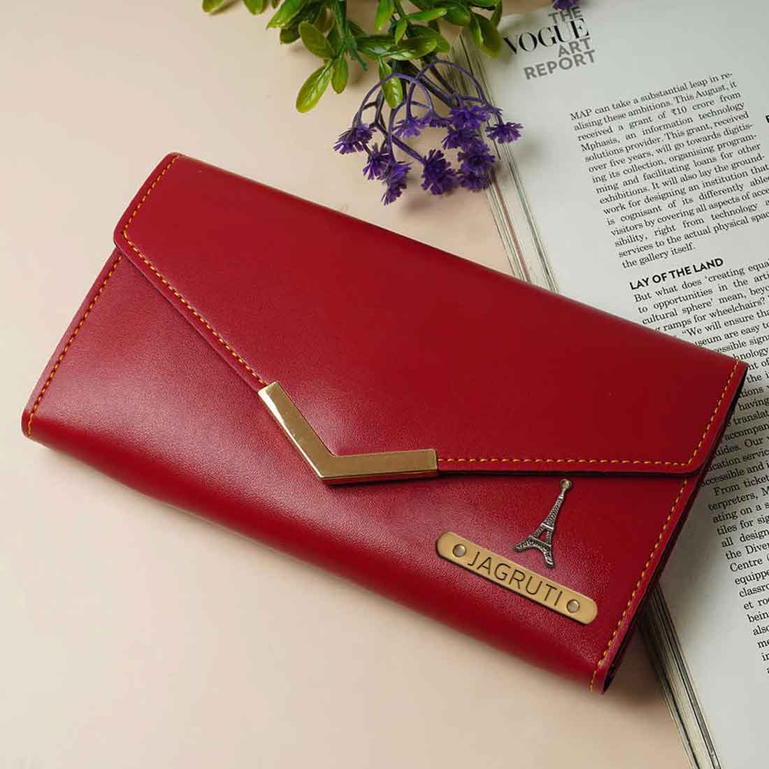 Custom Wallet for Women with Charms-Personalized Clutch for Ladies - Image 8