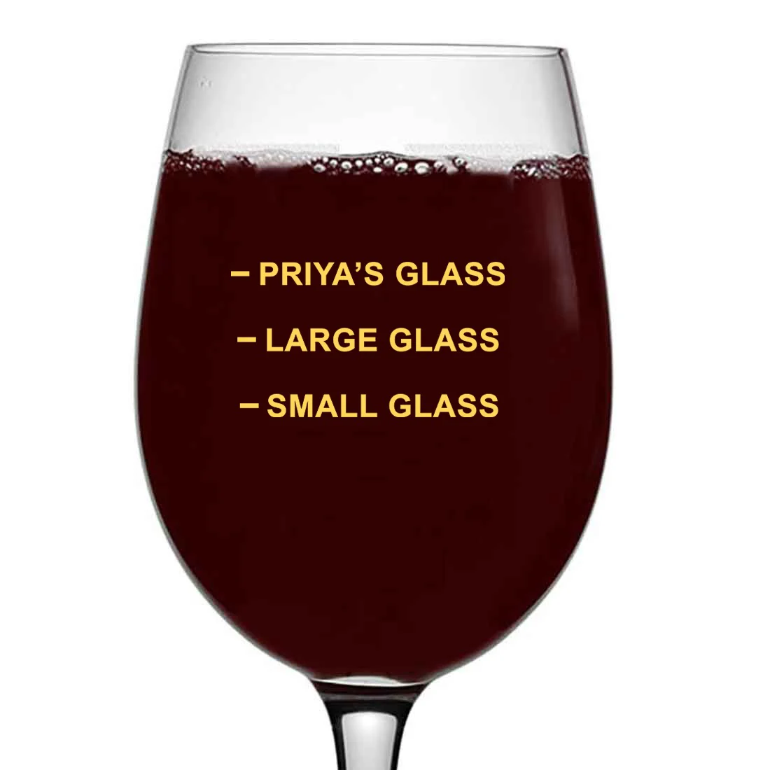 Custom Wine Glasses Gift Set Marriage Anniversary Gifts for Couple - Funny Measurement - Image 6