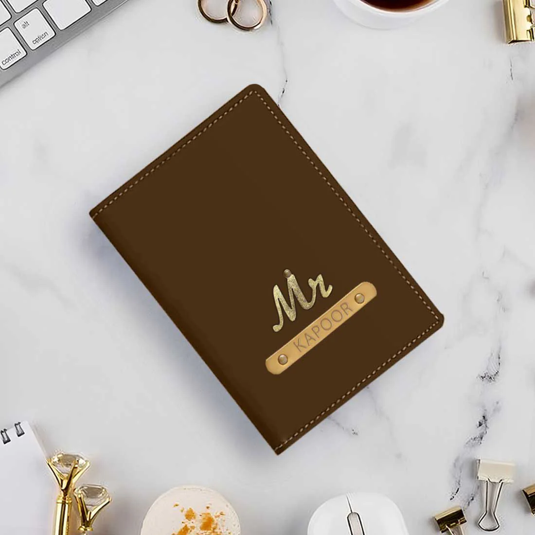 Personalized Mr Passport Covers with Charm Customized Name for Mens - Image 2