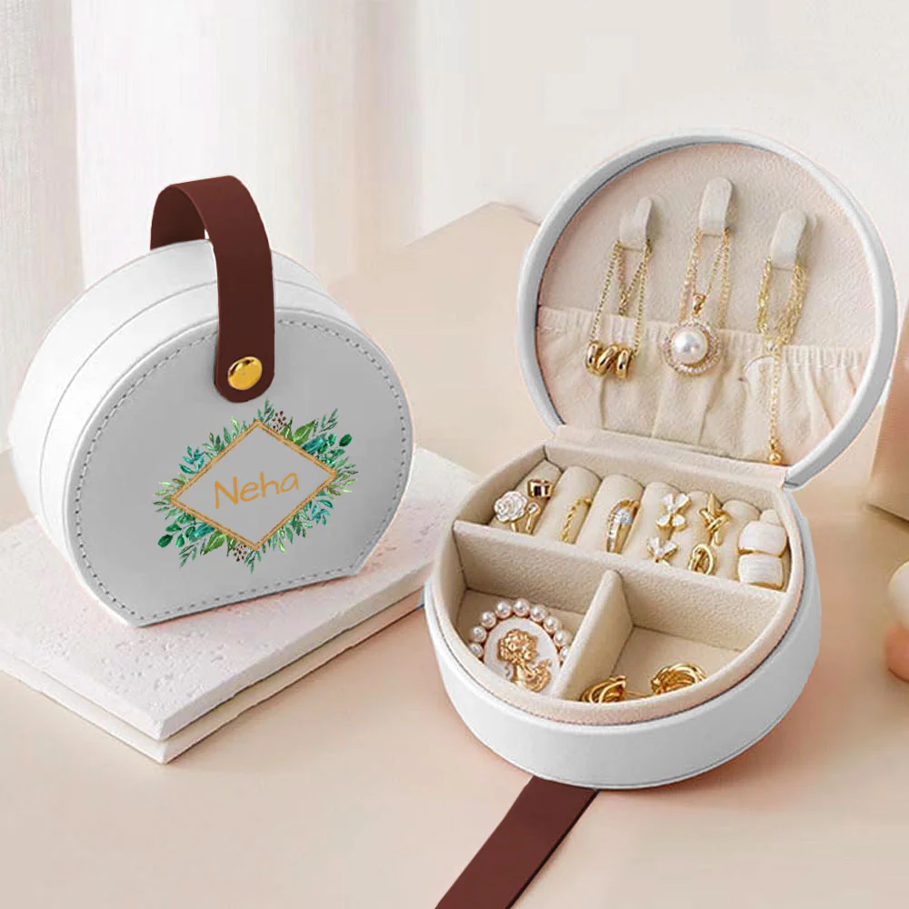Customised Jewellery Box for Ladies Earring, Ring, Necklace - Mini Jewelry Box - Image 2