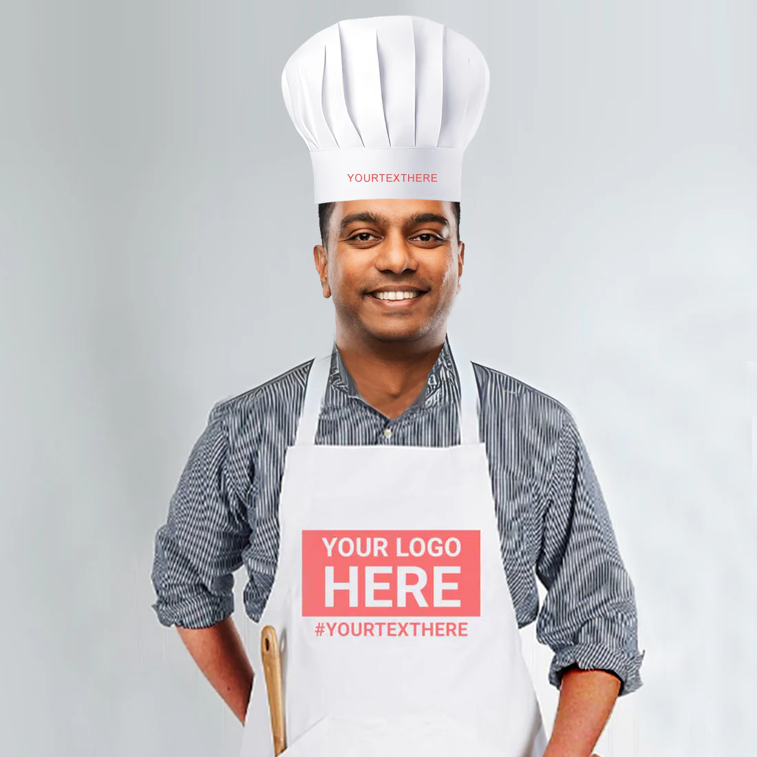 Nutcase Custom Aprons with Logo Image or Text - Image 4