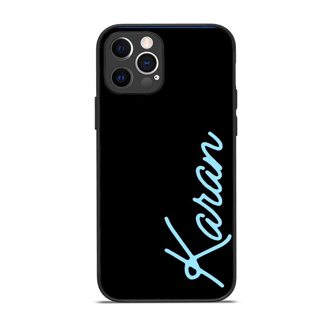 Customized Back Cover with Name iPhone 12 Pro Mobile Cover - Neon
